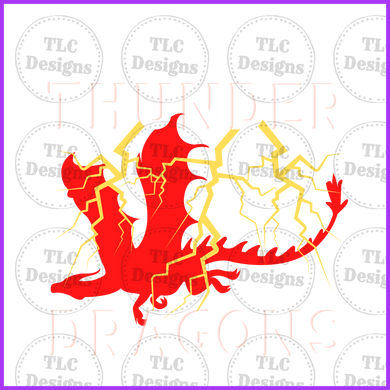Thunder Dragons Full Color Transfers