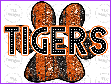 Tiger Paw Full Color Transfers