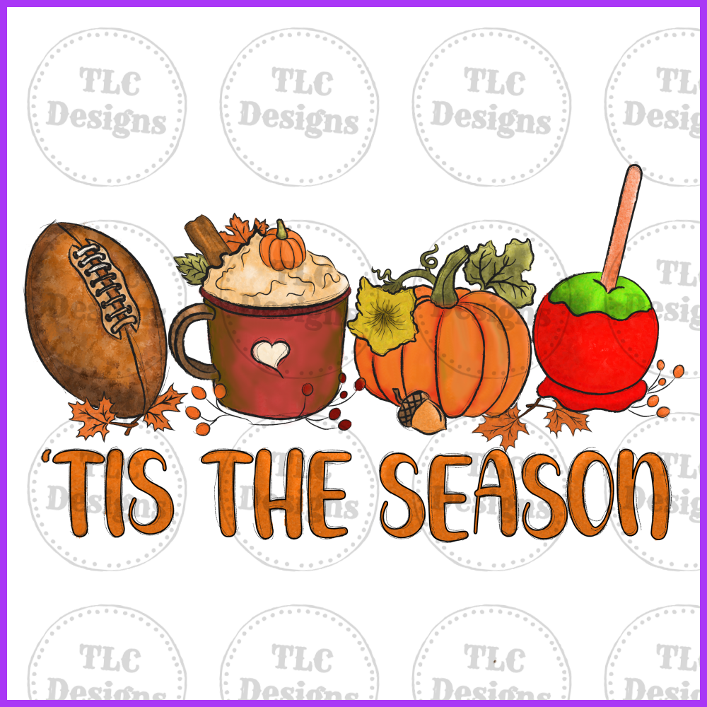 Tis The Season - Fall Full Color Transfers