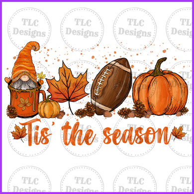 Tis The Season - Fall Gnome Full Color Transfers