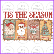 Load image into Gallery viewer, Tis The Season Retro Full Color Transfers
