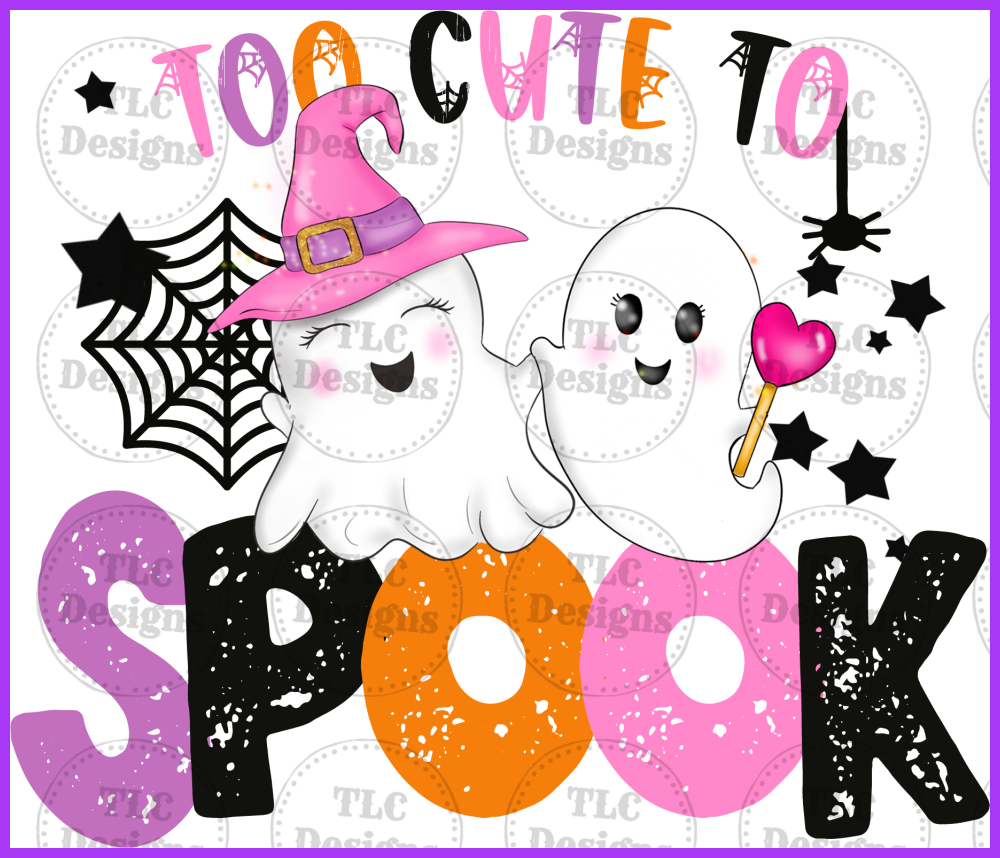 Too Cute To Spook Full Color Transfers