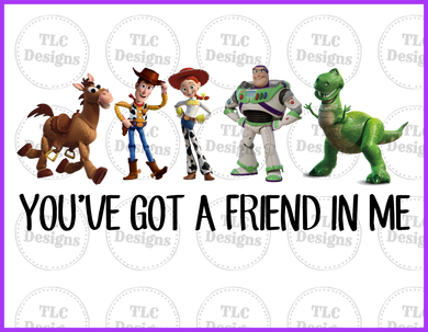 Toy Story- Youve Got A Friend In Me Full Color Transfers