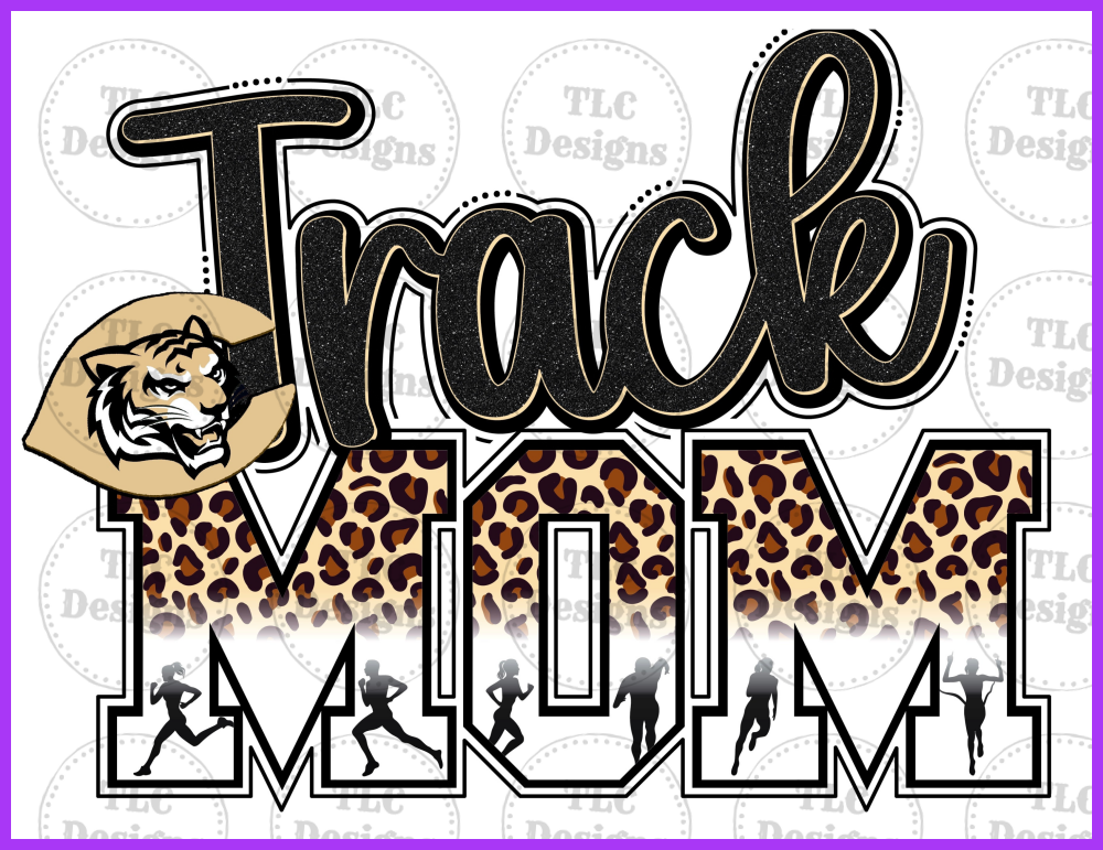 Track Mom Wild Cats Full Color Transfers