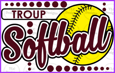 Troup Softball Full Color Transfers