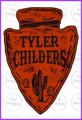 Tyler Childers Arrowhead Full Color Transfers