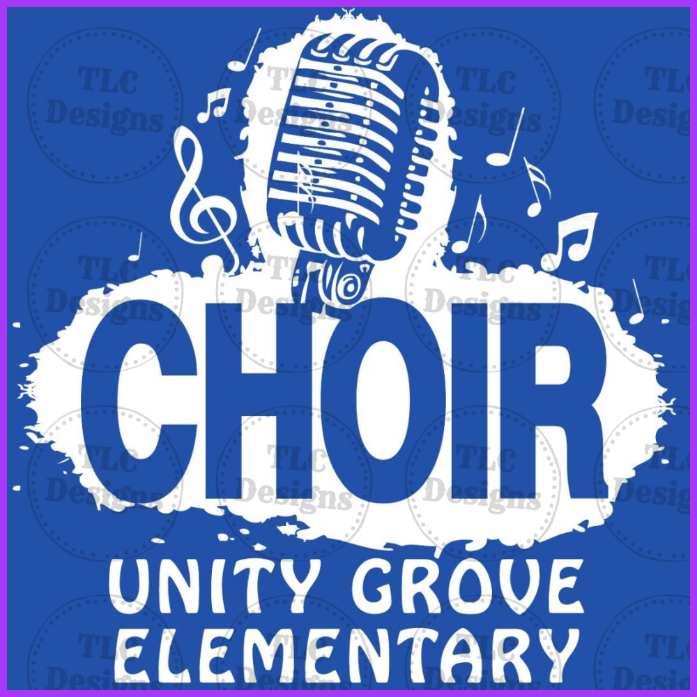 Uge Choir - White Full Color Transfers