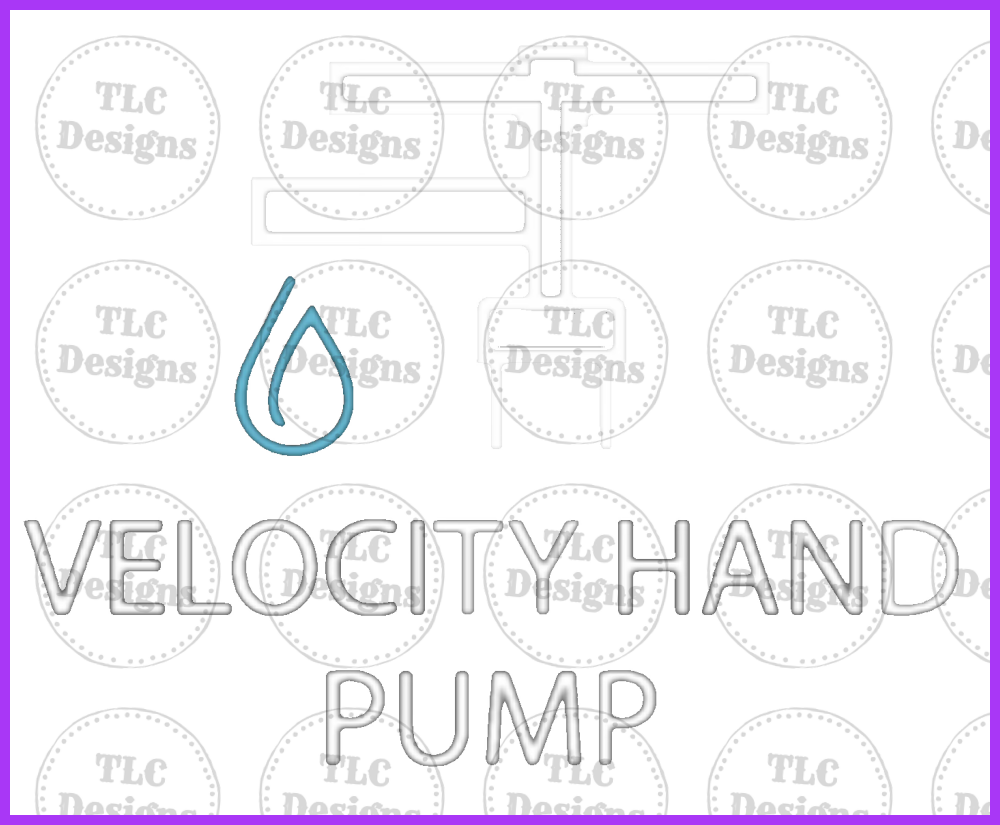 Velocity Hand Pump Full Color Transfers