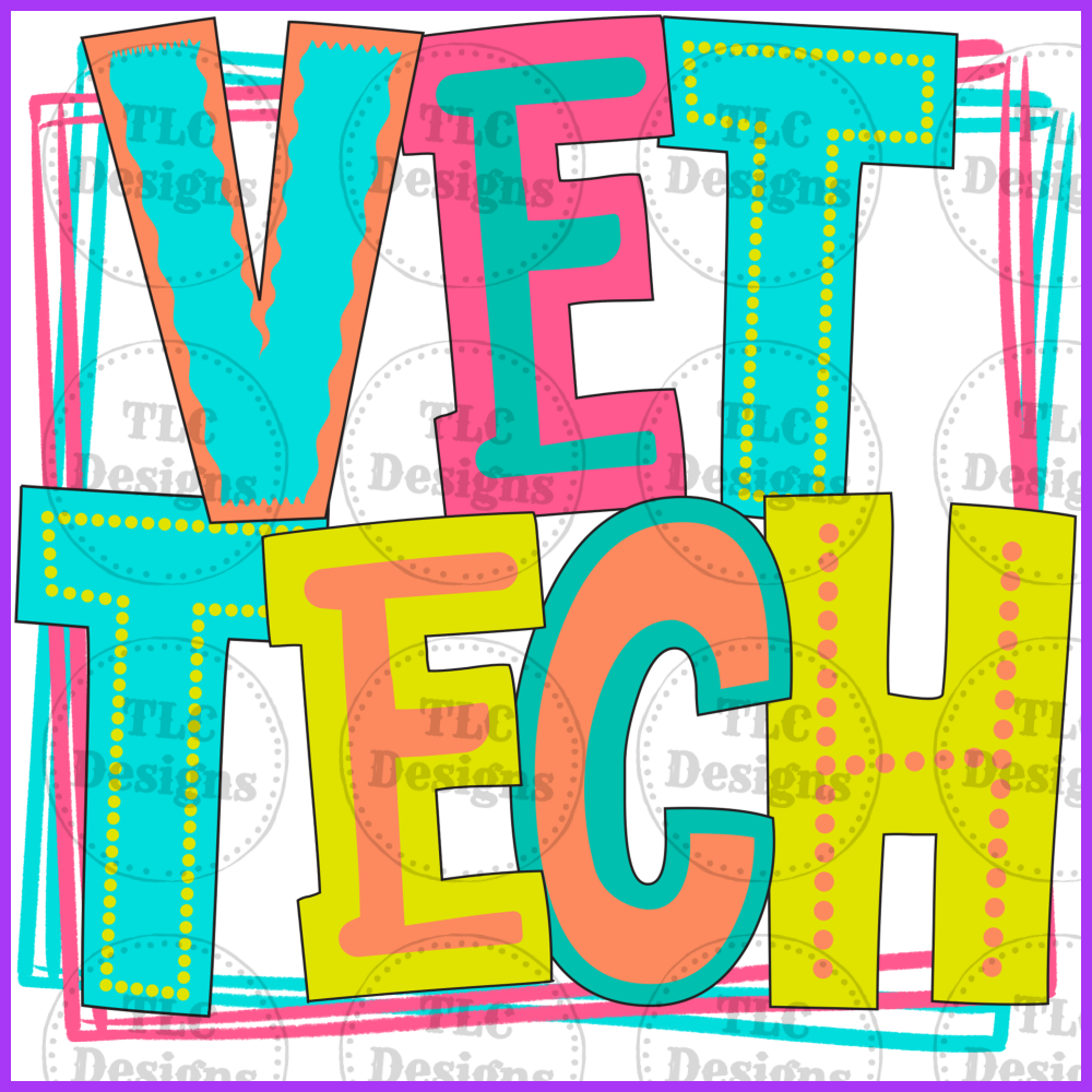 Vet Tech Full Color Transfers