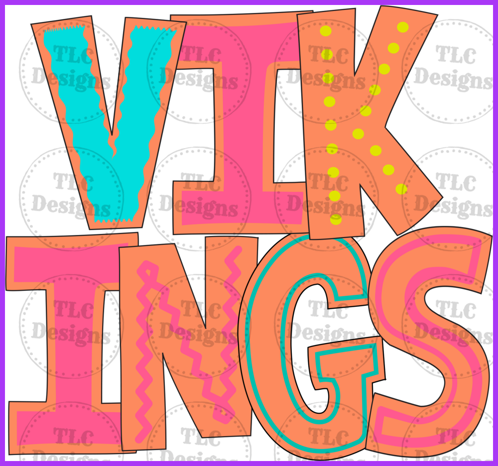 Vikings Full Color Transfers