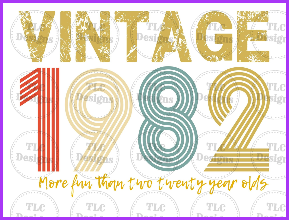 Vintage 1982 Full Color Transfers
