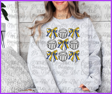 Load image into Gallery viewer, Volleyball Coquette Full Color Transfers
