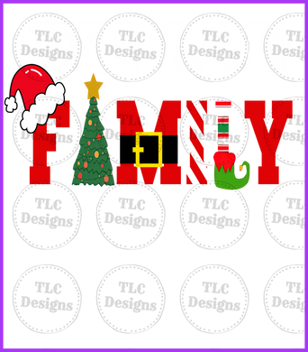 We Are Family Full Color Transfers