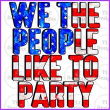 Load image into Gallery viewer, We The People 2.50 11 Inch Full Color Transfers
