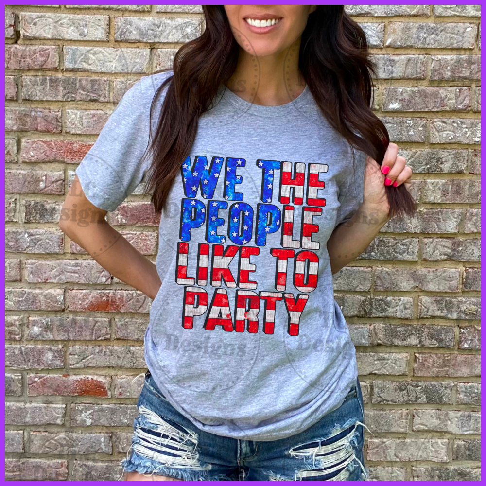 We The People 2.50 11 Inch Full Color Transfers