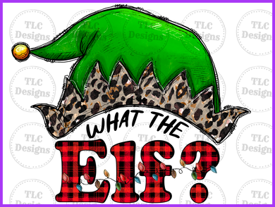 What The Elf Full Color Transfers