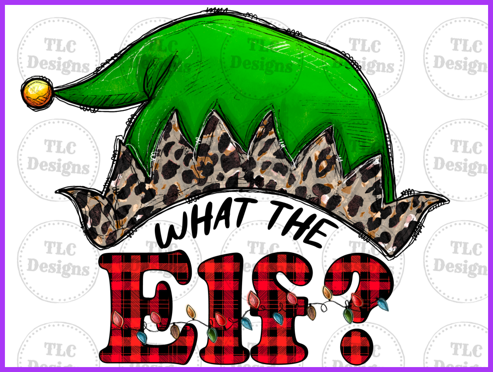 What The Elf Full Color Transfers