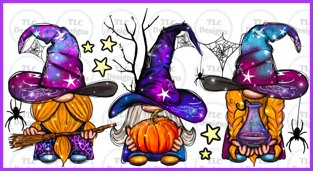 Witch Gnomes Full Color Transfers