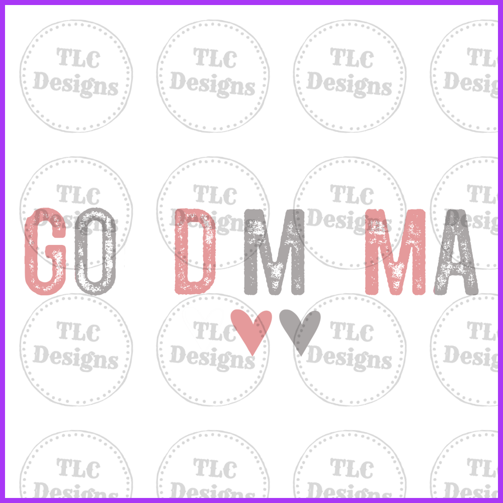 You Can Be A Mess - Good Mama Full Color Transfers