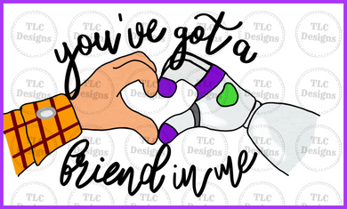 Youve Got A Friend In Me Full Color Transfers